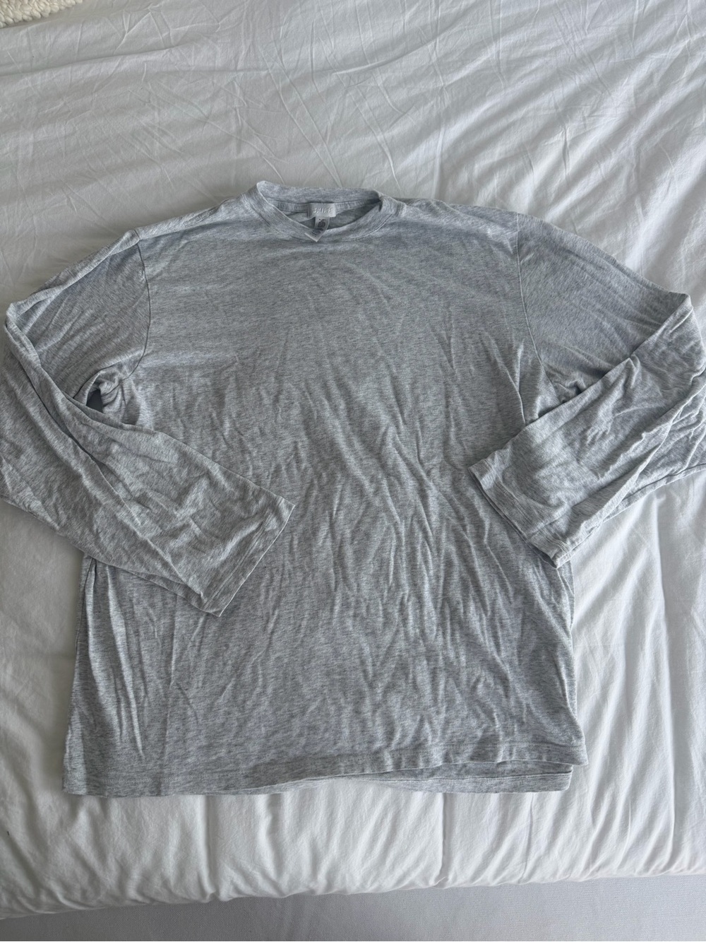 Skims Long-Sleeve Crewneck Shirt - boyfriend material